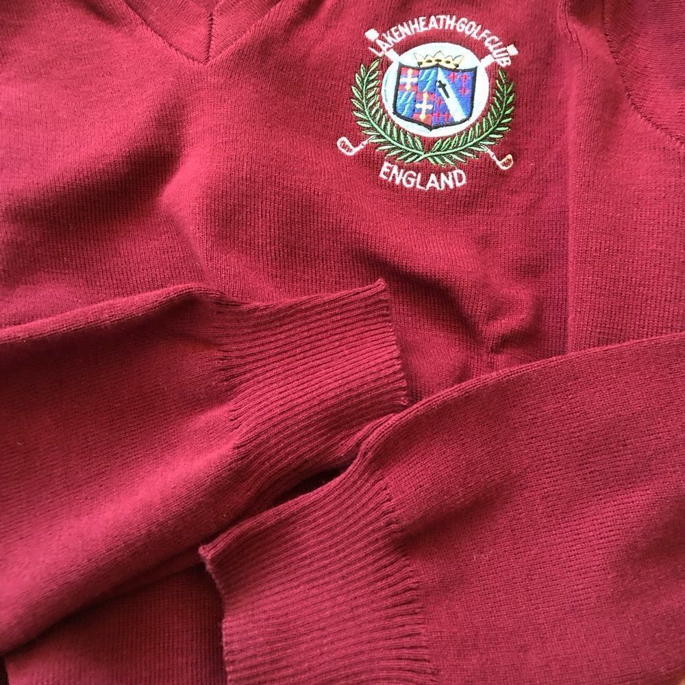 Vintage Acrylic Golf Cardigan - Picture 7 of 8